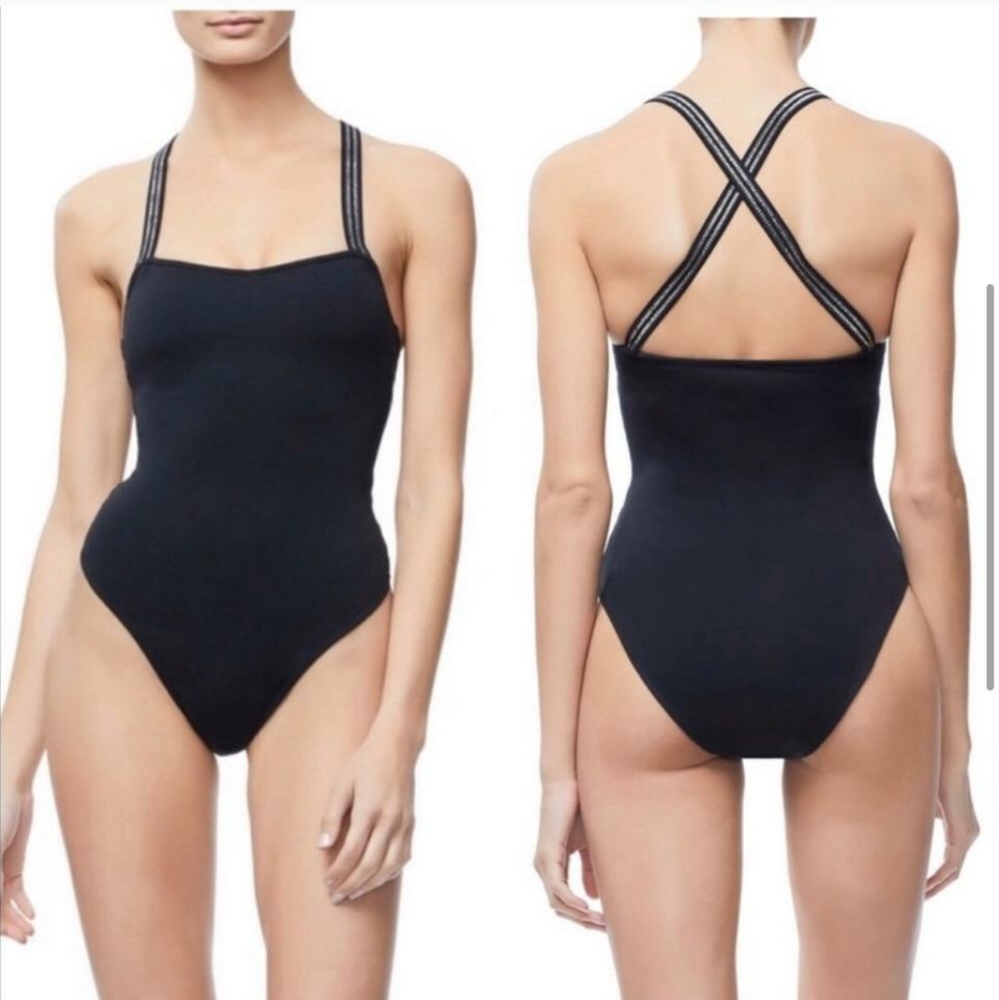 Good American 4 Good Body CrossBack Bodysuit 14/16